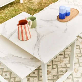 Conjunto de Jardim Modular em Alumínio 4 Lugares com Almofadas Removíveis