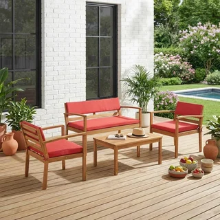 Salon de jardin 4 places bois acacia FSC Komoda