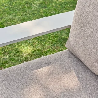 Set da Giardino Alluminio 5 Posti Alore - Divano Poltrone Tavolino