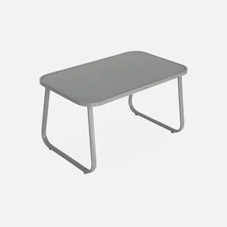 Set giardino metallo 4 posti stile industriale terrazzo balcone