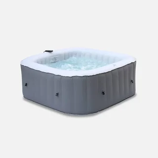 Spa hinchable 4 plazas 160cm gris anti-heladas con cubierta térmica Fjord 4