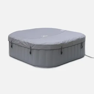 Spa gonflable 6 places anthracite 185 cm Fjord avec bâche et anti-gel