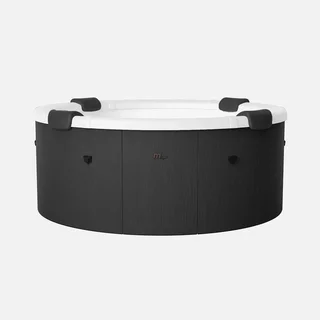 Spa rigide rond 6 places 180 cm hydromassage avec coussins et bâche incluse