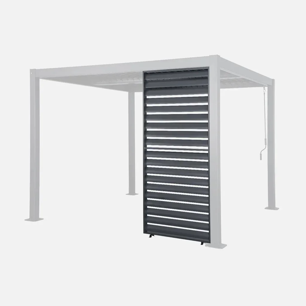 Store vénitien 100 cm aluminium pour pergola bioclimatique Palace