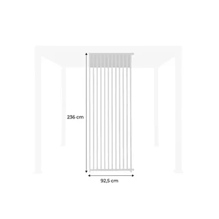 Store vertical 100 cm pergola bioclimatique Triomphe 3x3m 4x3m 6x3m