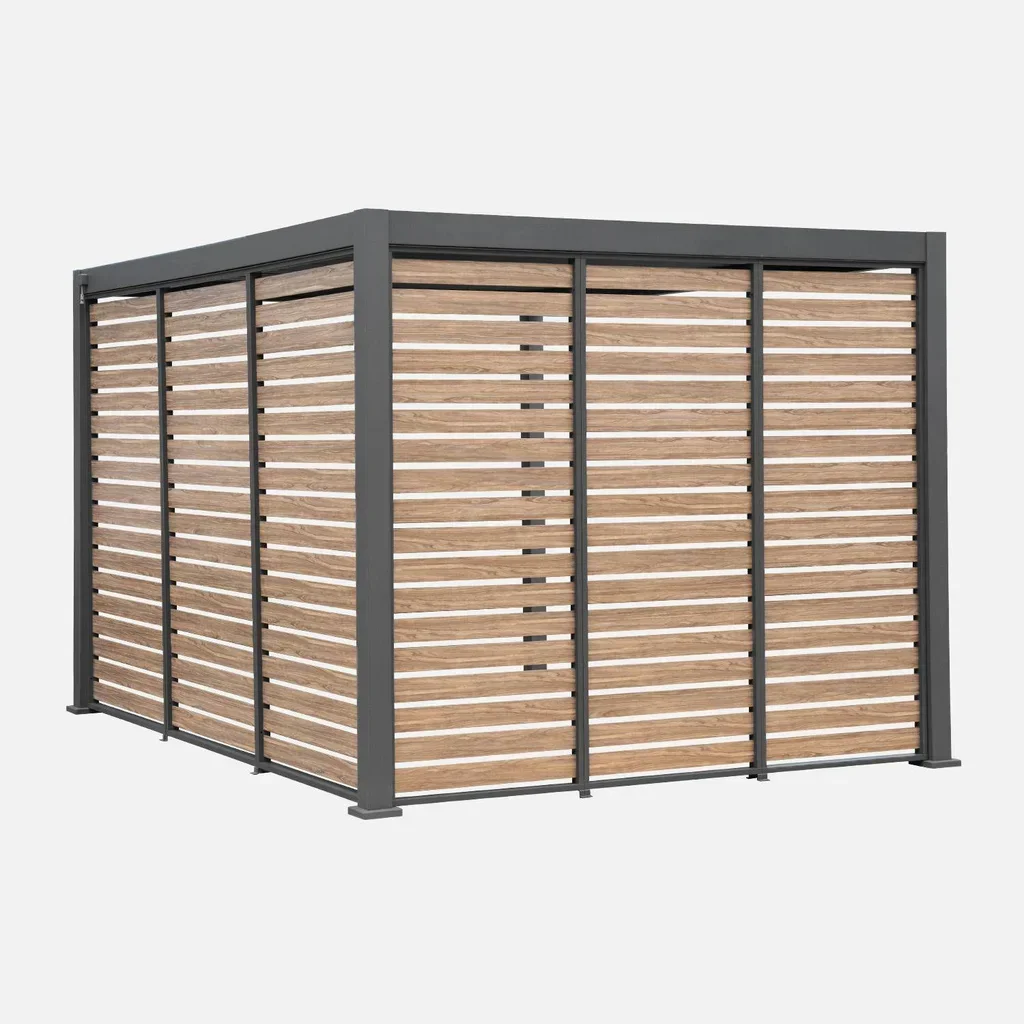 100cm vertical pergola bioclimatique Triomphe aluminium privacy screen