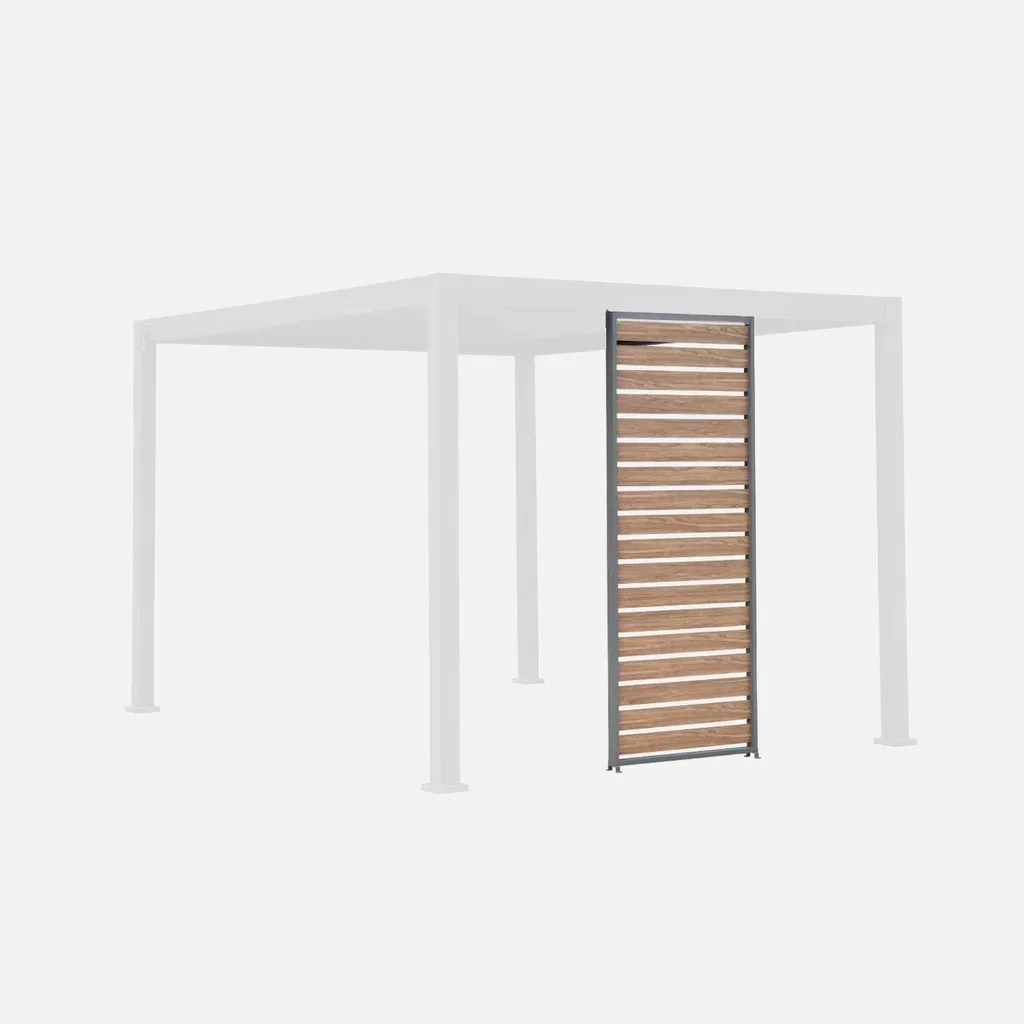 100cm vertical pergola bioclimatique Triomphe aluminium privacy screen