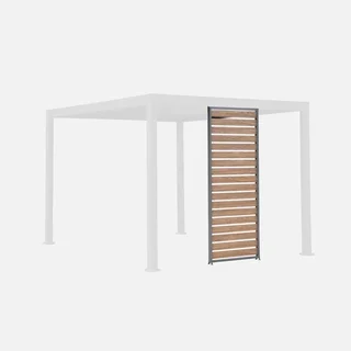 Pérgola bioclimática vertical 100cm Triomphe alumínio tela privacidade