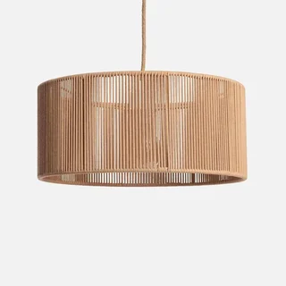 Suspension luminaire chanvre naturel Zélie Ø40 cm bohème scandinave