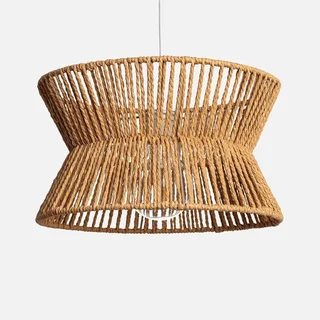Suspension rotin synthétique Ø35 cm bohème intérieur