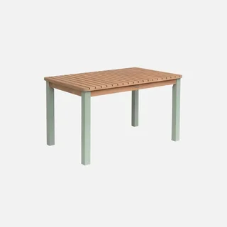 Ensemble table et 4 chaises jardin bois acacia enfants Caroline