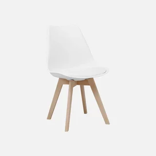 Table à manger scandinave hêtre massif 4 chaises Hedvig