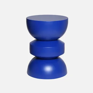 Table d'appoint ronde métal Ø32cm H43,5cm design minimaliste Assa