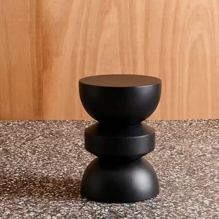 Table d'appoint ronde Ø32cm bout de canapé métal H43,5cm design Assa