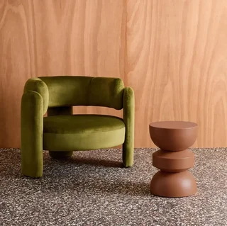 Table d'appoint ronde métal noir Ø32cm H43,5cm design minimaliste Assa