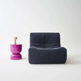 Table d'appoint ronde Madi métal verre Ø32cm design minimaliste