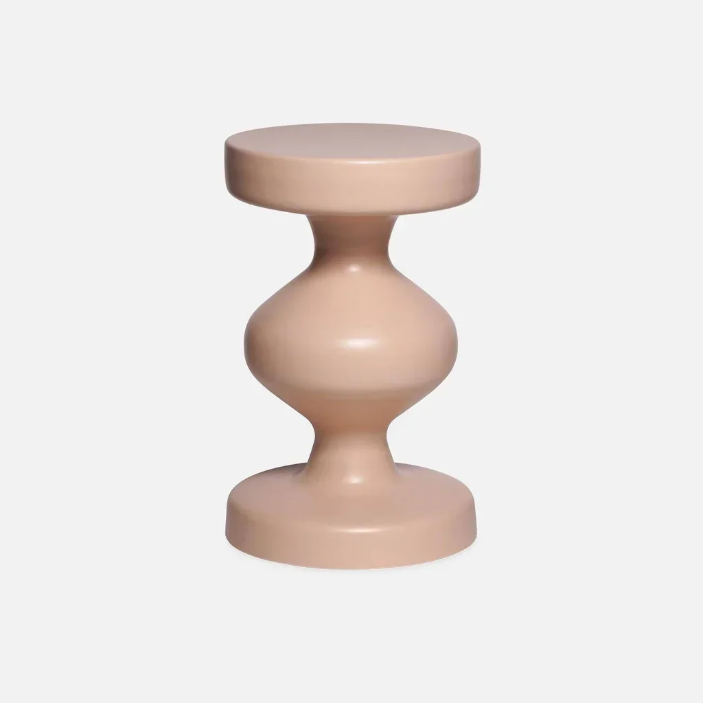 Table d'appoint ronde métal noir Hawa Ø29,5cm bout de canapé design