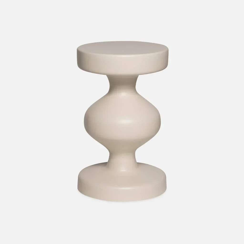 Table d'appoint ronde métal noir Hawa Ø29,5cm bout de canapé chambre