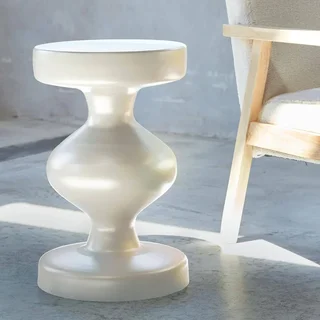 Table d'appoint ronde métal noir Hawa Ø29,5cm bout de canapé chambre
