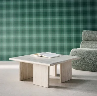 Contemporary solid wood square coffee table minimalist elegant living room