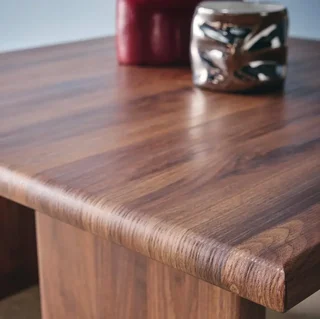 Square solid wood coffee table contemporary style living room