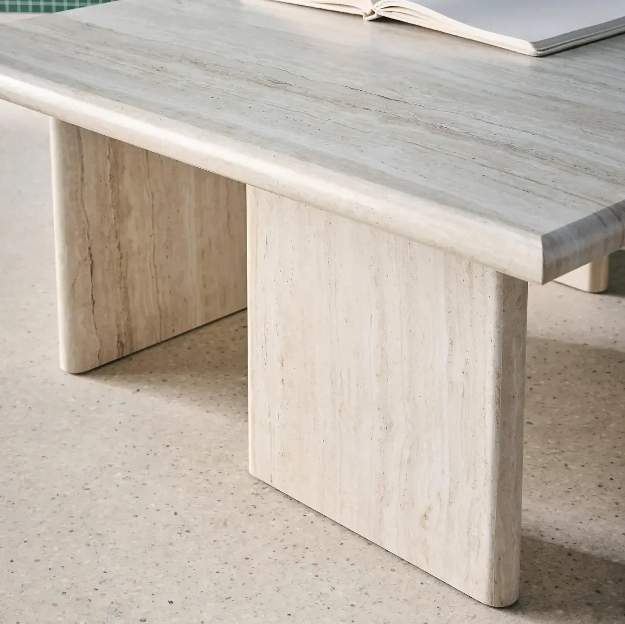 Contemporary solid wood square coffee table minimalist elegant living room