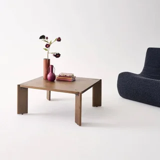 Square solid wood coffee table mango acacia exotic style living room