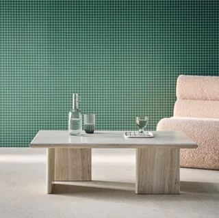 Table basse rectangulaire effet bois design minimaliste salon moderne