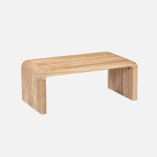 Table basse rectangulaire bois acacia massif style exotique Dana 100cm