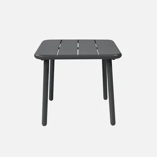 Table d'appoint extérieure carrée métal Amélia jardin