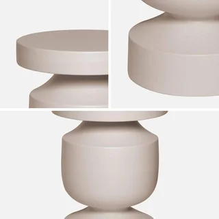 Alma Beistelltisch Metall Ø30,5 cm Minimalistisches Design H43,5 cm
