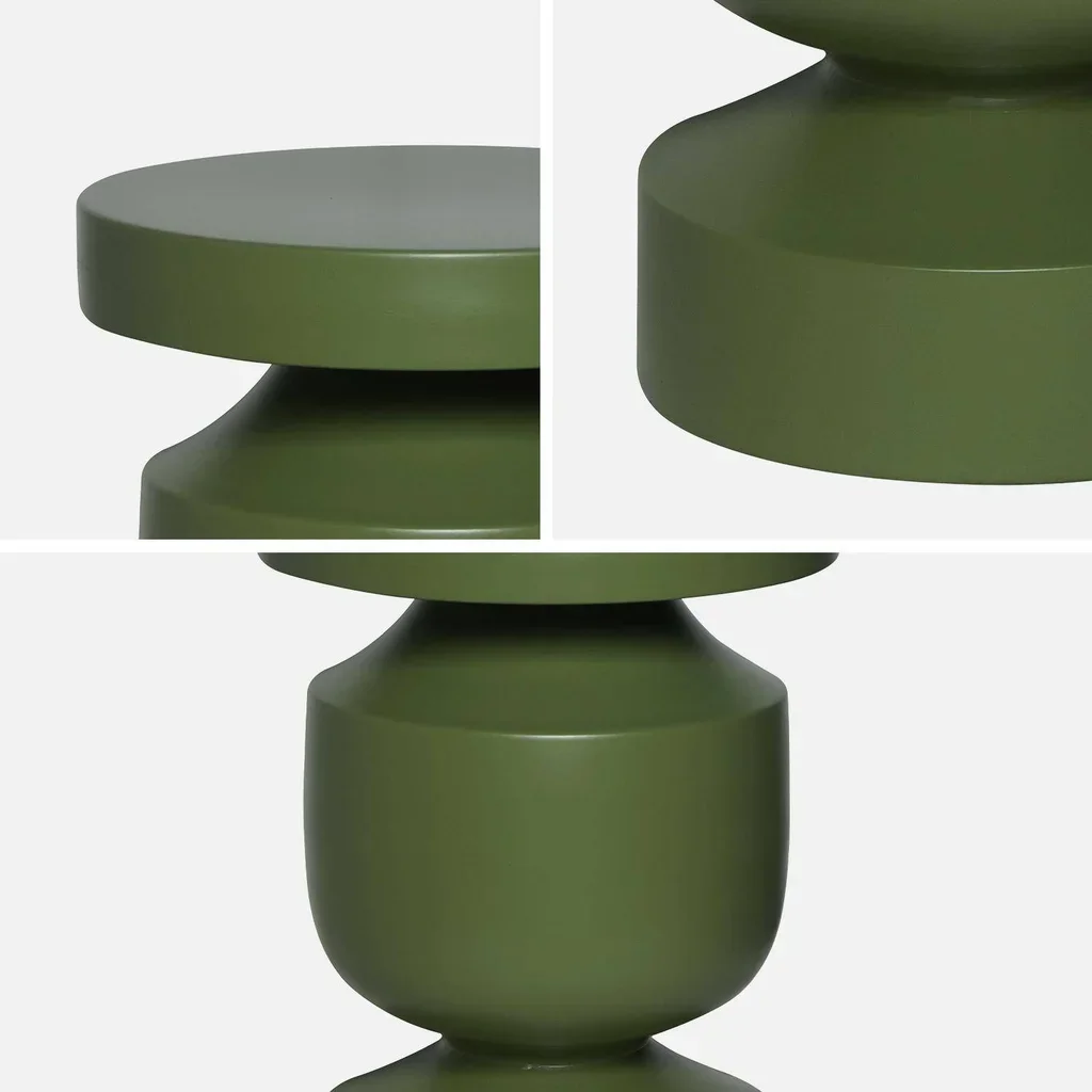 Alma Beistelltisch Metall Ø30,5 cm geometrisches Design - Sofatisch
