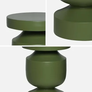 Alma Beistelltisch Metall Ø30,5 cm geometrisches Design - Sofatisch