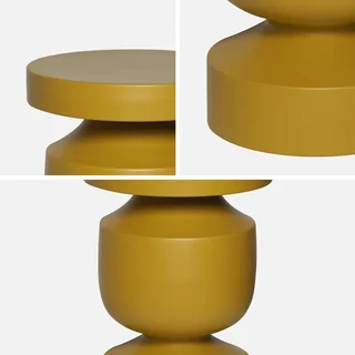 Alma Beistelltisch Metall Ø30,5cm H43,5cm Geometrisches Design