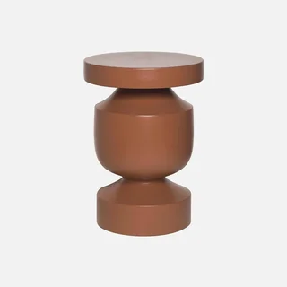Alma Beistelltisch Ø30,5 cm Schwarzes Metall Minimalistisches Design