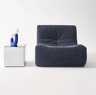 Table d'appoint cube miroir 35cm - bout de canapé design Mirage