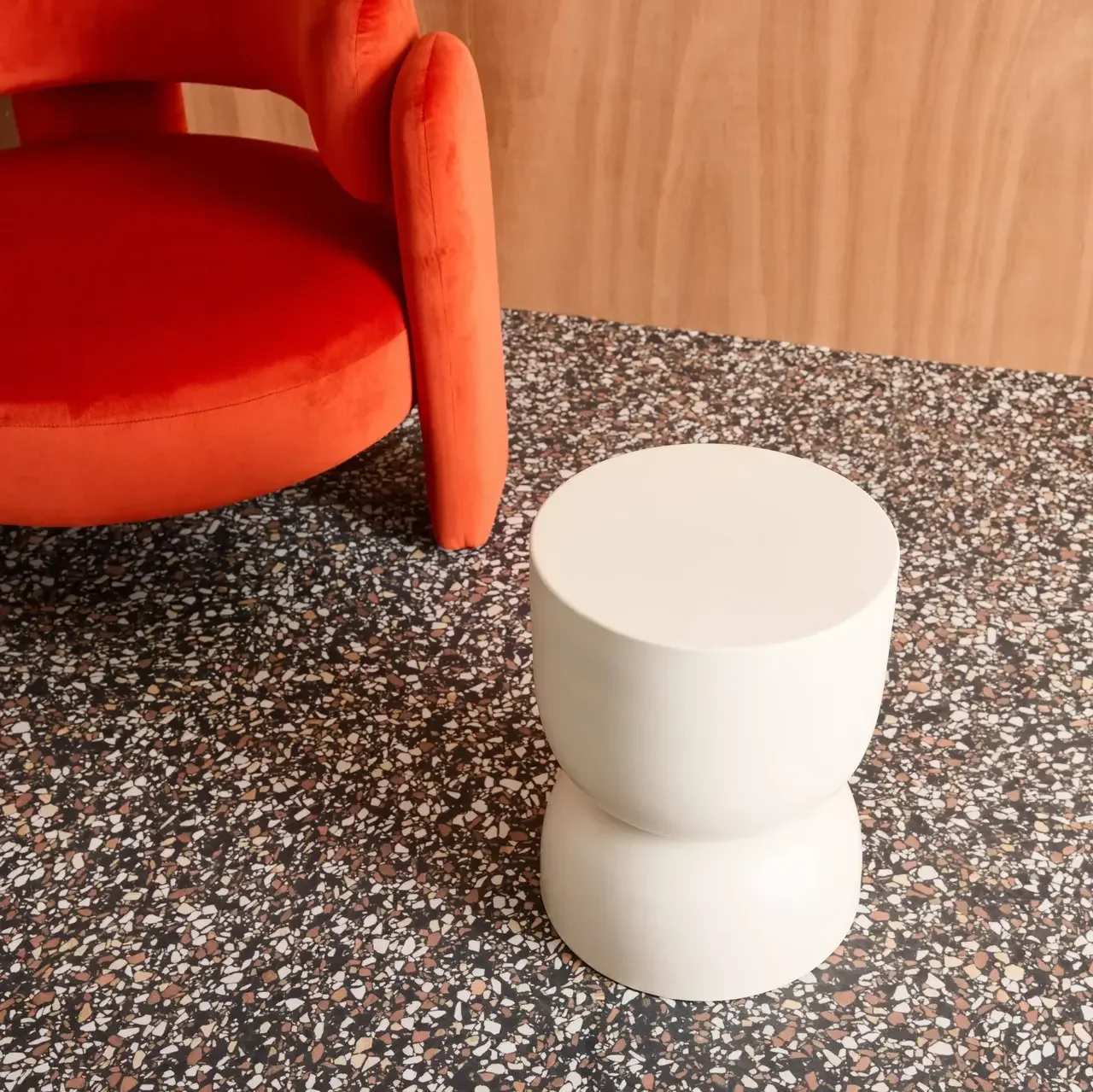 Runder Metall-Beistelltisch Madi Ø32cm Industriedesign
