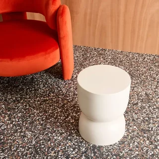 Runder Metall-Beistelltisch Madi Ø32cm Industriedesign