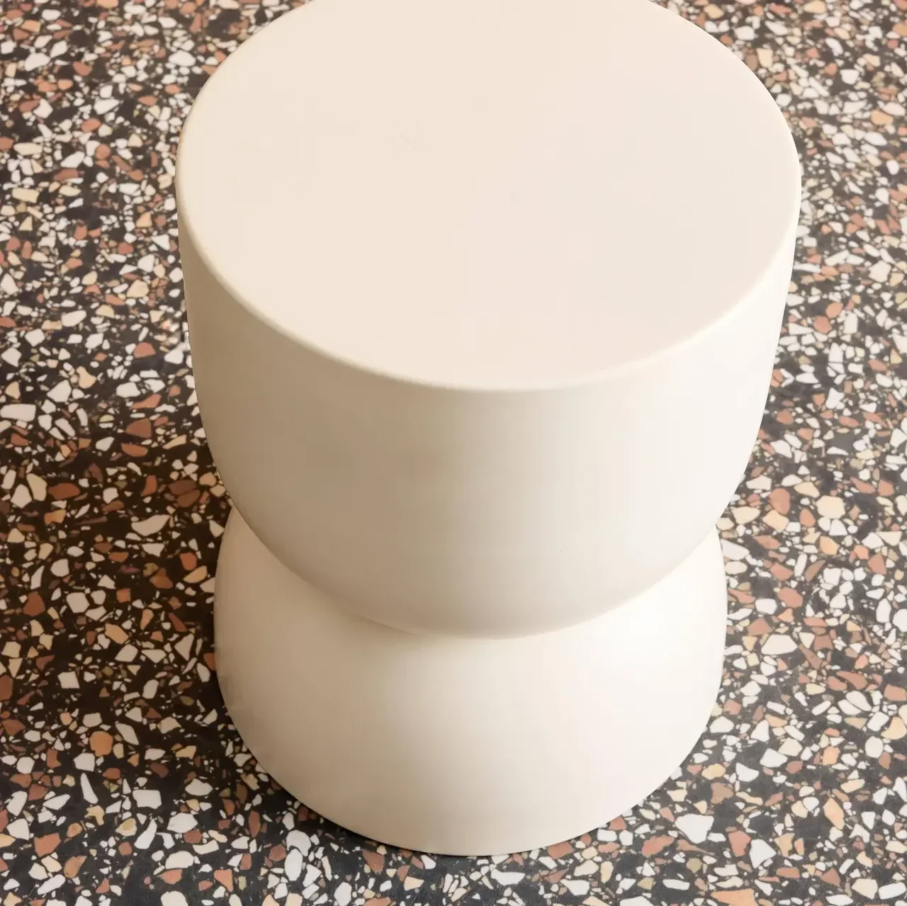 Runder Metall-Beistelltisch Madi Ø32cm Industriedesign