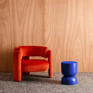 Runder Metall Beistelltisch Madi Ø32cm Industriestil Sofa Tisch Nachttisch