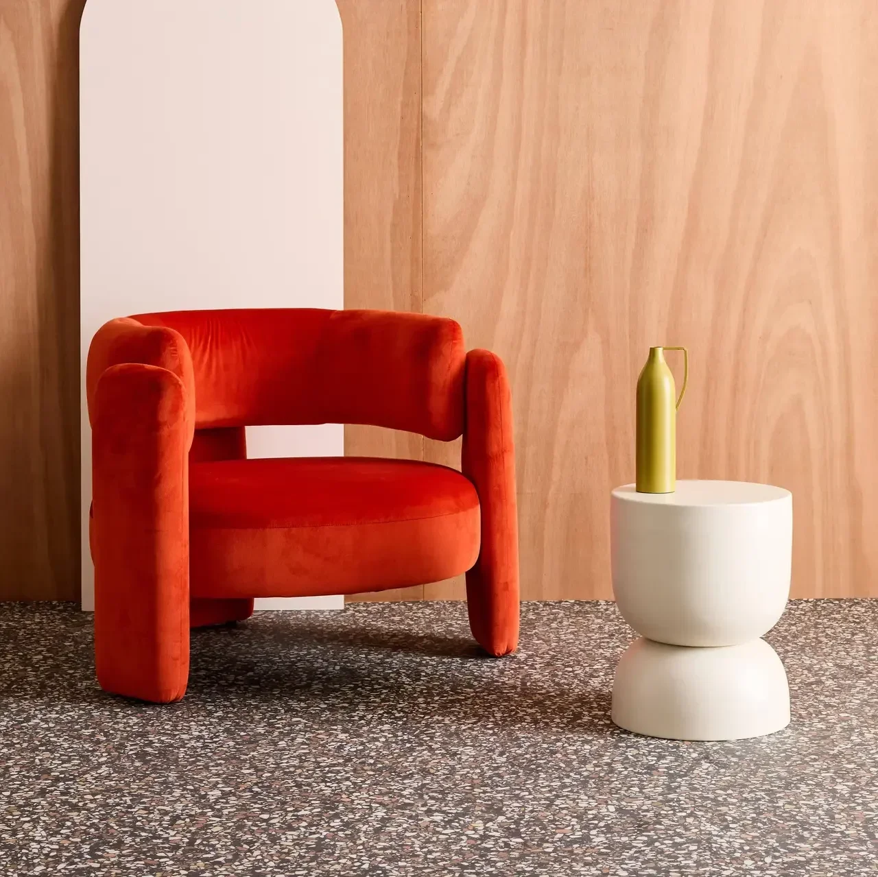 Runder Metall-Beistelltisch Madi Ø32cm Industriedesign