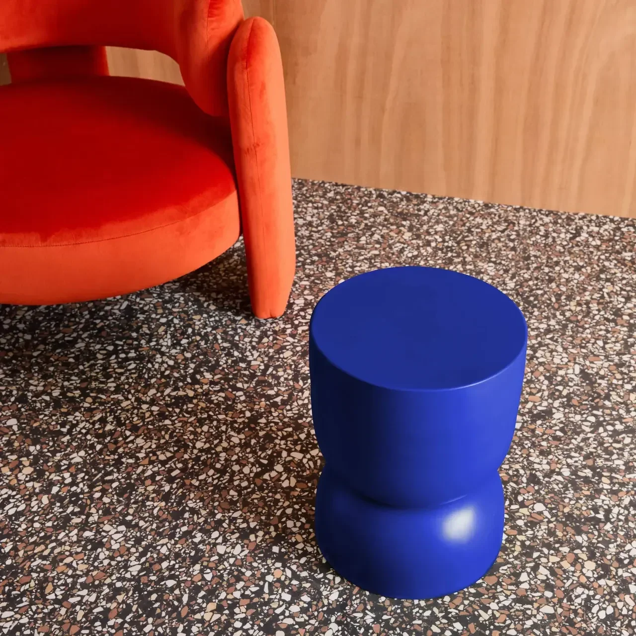Runder Metall Beistelltisch Madi Ø32cm Industriestil Sofa Tisch Nachttisch