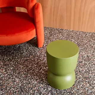 Runder Metall Beistelltisch Ø32cm Industrie Stil Madi