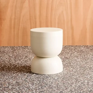 Runder Metall-Beistelltisch Madi Ø32cm Industriedesign