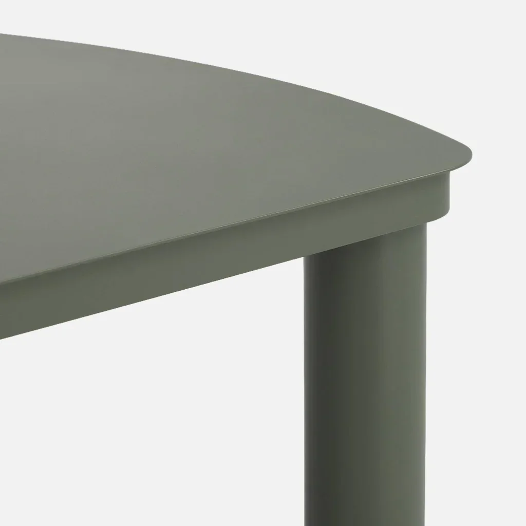 Table de jardin aluminium 10 personnes Zaro design contemporain anthracite