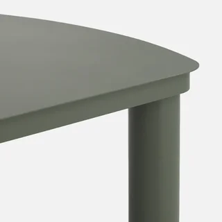 Table de jardin aluminium 10 personnes Zaro design contemporain anthracite