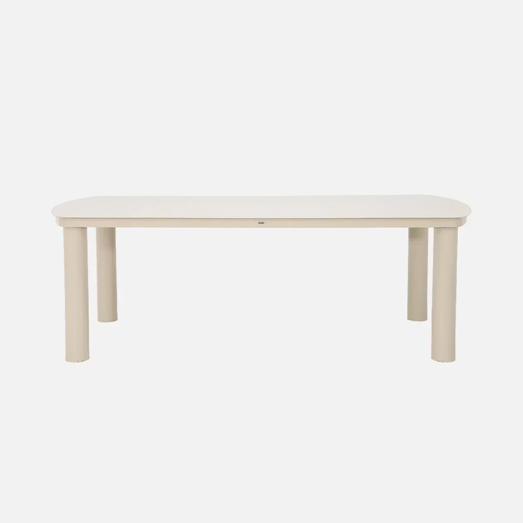 Table de jardin aluminium 10 personnes Zaro design moderne anthracite