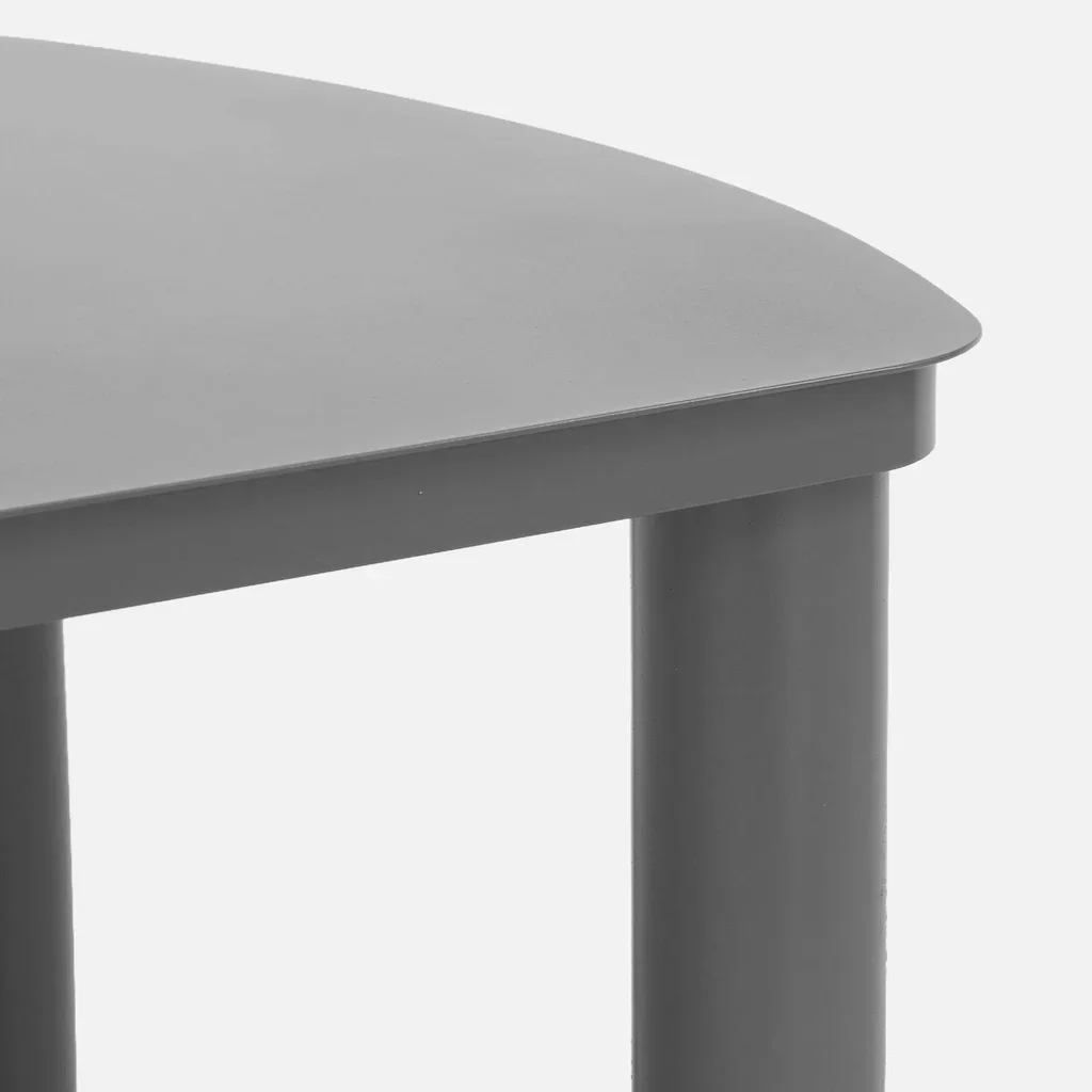 Table de jardin aluminium Zaro 10 personnes design contemporain anthracite