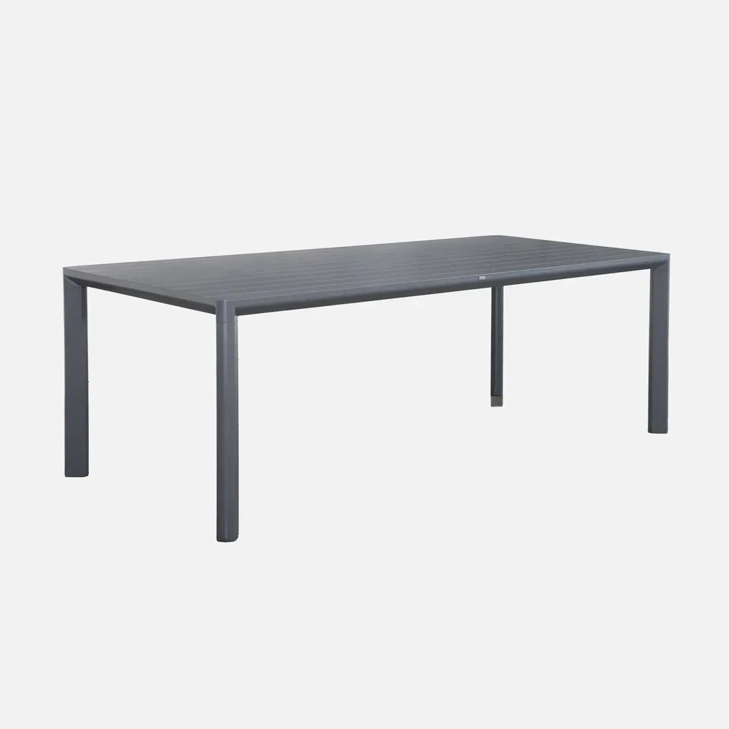 Table de jardin aluminium Sacramento 8 personnes design contemporain