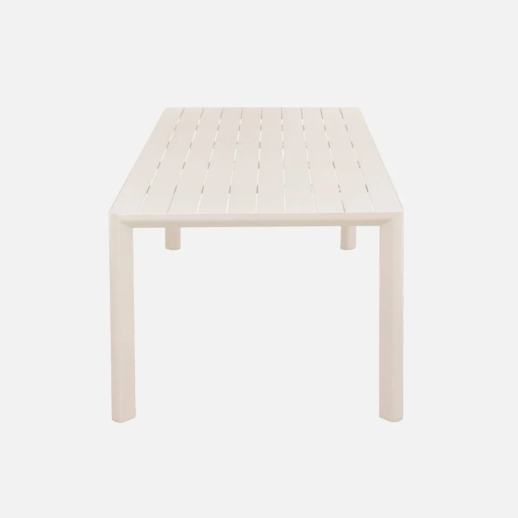 Table de jardin aluminium Sacramento 8 personnes design contemporain